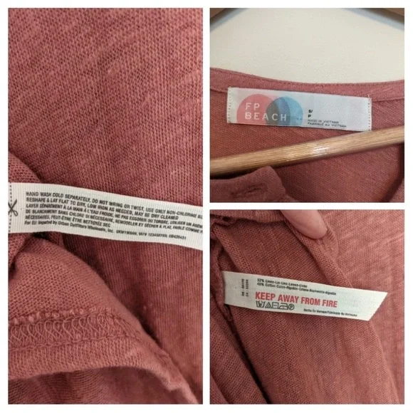 Free People Beach Button Up Tunic Dress - Picture 3 of 4